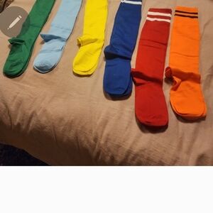 Vibrant Women's Knee-High Socks Set